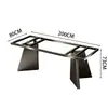 Soporte de Pata de Mesa de Lujo Ligero, Pata de Mesa de Piedra de Lujo, Base de Mesa de Comedor de Acero Inoxidable, Base de Mesa de Café de Pizarra, Pata de Escritorio de Oficina de Mármol