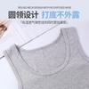 Nuevo Chaleco para Hombre, Cuello Redondo Elástico, Hombro Ancho, Color Sólido, Ropa Exterior, Camiseta Interior Deportiva para Fitness de Hombre, Casual
