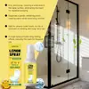 Jakehoe Desodorante Spray para Vaso Sanitário Sabor Limão Limpeza de Banheiro Fragrância Fresca Descalcificação Manutenção Agente de Fragrância para Banheiro
