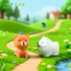 Mini Cachorro Lindo Micro Paisaje Resina Creativa Simulación Dibujos Animados Figura de Perro Decoración de Perro DIY Accesorios