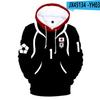 Ropa para hombre con capucha de dibujos animados de la prisión azul de BLUE LOCK, personajes de anime, ropa de calle, al por mayor