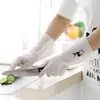 Luvas de Lavar Louça para Mulheres, Borracha Plástica, Limpeza Doméstica, Lavanderia, Impermeável, Tarefas de Cozinha, Lavar Louça, Borracha Durável