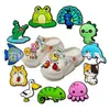 Zapatos de animales, zapatos con agujeros de flores, accesorios de bricolaje, zapatos de jardín, hebilla decorativa superior, hebilla de plástico PVC, accesorios para zapatos