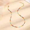 Cuentas de Arroz Miyuki Cuentas Antiguas Importadas Pulsera Trenzada Collar Retro Colorido Moda Verano Playa Cadena para Clavícula