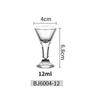 Copo de Licor Acrílico Plástico PC Taça de Vinho Pequena Taça de Vinho Alta 10ml Copo de Vinho Coquetel 30 ml