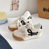 Zapatos Dexun Estilo Campus Estudiante Mujer Primavera 2025 Combinan con Todo Suela Suave Cómodos Zapatos de Tabla Suela Gruesa Zapatos para Aumentar Altura 6649