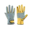 Guantes de soldadura cortos Palma Boca de Tigre engrosados resistentes al desgaste manejo de soldadura piel de cerdo aislamiento térmico protección laboral para trabajadores protección del trabajo