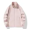 Chaqueta de Montañismo Impermeable Cortavientos Color Sólido Primavera y Otoño Ropa Deportiva para Senderismo Cuello Alto Chaqueta Casual Ropa Exterior Personalizada para Equipo al Aire Libre