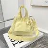 Bolso Cruzado Dopamina Dumpling Singapur Bolso Cruzado Dulce Plátano Bolso Tote Mini Bloque de Color Nuevo Otoño 2025 para Mujer