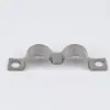 Sfgje1-Abrazadera Doble de Tubo de Acero Abrazadera para Tubo de Hierro Abrazadera de Doble Agujero para Tubo Tarjeta de Caballo Engrosada Abrazadera de Tubo de Acero en Forma de U