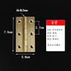 Bisagra Oculta de Cobre Puro Antiguo Chino para Puerta de Gabinete, Bisagra Plegable de Latón para Puerta de Madera, Bisagra para Caja de Madera de Alcanfor, Bisagra con Carcasa de Cobre Completo
