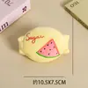 Bonecas de pelúcia de doces de frutas prontas para usar em desenho animado, broches fofos, acessórios de bonecas de pelúcia, pingentes de frutas para bolsa e acessórios