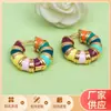 Estilo Europeu e Americano ins Brincos Coloridos Pingente Esmalte Alto Padrão Luxo Leve Moda Brincos de Argola Vintage Nicho Brincos Únicos para Mulheres