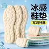 Plantillas Refrescantes y Frescas de Verano Xiaoyun, Plantillas Deportivas Absorbentes de Sudor y Transpirables, Plantillas Unisex de Seda Helada que se Sienten como Pisar Mierda