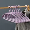 Cabides de Ombro Largo Espessos para Casa Atacado Cabides de Plástico Sem Costura Cabides Antiderrapantes para Roupas Adulto