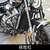 Adecuado para Qianjiang Flash 250Lv Barra Anticaída Parachoques Respaldo Plegable Modificado Bolsa de Cuero Impermeable Bolsa de Lona Accesorios