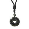 Colgante de Jade de Cristal Natural al por Mayor Moda Estilo Étnico Hebilla Segura Colgante para Hombre y Mujer Joyería Collar de Cristal