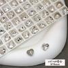 K9 Alternativo Pedrería para Uñas de Alta Calidad Blanca con Dorso Puntiagudo Forma de Corazón Ovalada Rectangular Irregular Accesorios Decoraciones