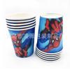 Conjunto de Decoração de Festa Temática do Homem-Aranha: Pratos de Papel, Copos de Papel, Guardanapos, Louça Decorativa, Máscaras, Toppers de Vários Tamanhos e Faixas