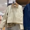 26 Outono Novo Casual Jaqueta Curta com Zíper Gola Lapela Jaqueta Fashion Top Casaco Curto 479208/487516