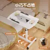 Mesa de computador móvel ajustável para apartamentos de aluguel, mesa de cabeceira para quartos, mesa para preguiçosos, mesa de armazenamento para sala de estar, escrivaninha para dormitórios