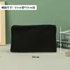 Bolsa de Lona Blanca para Lápices Estudiante con Cremallera Transfronteriza 2025 Bolsa de Algodón Puro Bolso de Mano para Almacenamiento de Cosméticos para Mujer en stock