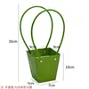 Sacolas de Embalagem para Buquês de Floriculturas de Celebridades da Internet Transfronteiriças, Sacolas Tote para Flores Frescas, Sacolas de Papel Kraft para Flores, Sacolas de Presente para Lembrancinhas