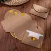 Sobres de Colores Papel Perlado Transfronterizo, Sobres de Papel Kraft Estampados en Oro, Tarjetas Bancarias, Tarjetas de Membresía, Mini Sobres Pequeños para Manualidades