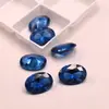 Espinela Azul Piedra Preciosa Ovalada Piedra Suelta 119 # Espinela Azul Piedra Preciosa con Forma de Huevo Piedra Preciosa Suelta para Anillo Venta al por Mayor