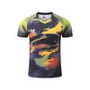 Roupa de Tênis de Mesa Estilo Novo para Homens e Mulheres, Roupa de Treinamento Esportivo de Manga Curta de Secagem Rápida para Estudantes e Crianças, Respirável 203