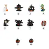 Nuevos Adornos Pequeños de Resina de Fantasma Verde Bruja Mago Casa en el Árbol para Halloween Micro Paisaje Accesorios del Festival de la Resurrección Decoración del Hogar