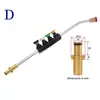 Máquina de Limpeza de Alta Pressão Máquina de Lavar Carro Pistola de Água Haste de Pistola de Aço Inoxidável Pistola de Pulverização Bico Bico Adaptado para Dr. Lava Kaichi