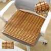 Cojín Transpirable para Silla de Oficina, Almohadilla Larga para Sentarse, Esterilla Refrigerante de Verano para Coche, Esterilla de Bambú, Cojín de Asiento de Verano para Mahjong