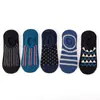Meias Sapatilha para Homens Invisíveis Boca Baixa Primavera e Verão Finas Modernas Estilo de Marca Nova Tendência Meias de Silicone Antiderrapantes para Mulheres