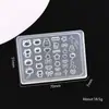 Molde de Silicona para Tallado de Uñas Nuevo Transfronterizo, Molde de Impresión para Árbol de Navidad, Campana, Hombre de Jengibre, Herramienta DIY para Uñas en Relieve
