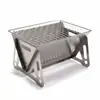 Horno Barbacoa Plegable Mini Portátil para Exteriores Acero Inoxidable 304 Juego Completo Herramientas Barbacoa Pequeñas Celebradas en Internet para Exteriores Fabricante