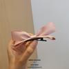 Lindo moño tridimensional pasador pequeño niña rosa clip para flequillo adorno para la cabeza pequeñas orejas pequeño libro rojo recomendado clip superior