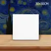 Marco de madera maciza para pintura al óleo, marco de pintura de lino de algodón puro, marco interior en blanco para pintura al óleo, tablero de dibujo para niños, material de pintura con textura pintada a mano, marco de madera