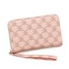 Nova Carteira Feminina Estampada Bolsa de Mão Feminina Grande Capacidade Casual Combina com Tudo Porta Cartões Porta Moedas Porta Identidade CNH