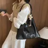 Bolsa de ombro/tote de grande capacidade para mulheres, nova tendência outono 2026, vintage, de alta qualidade, estilo Maillard
