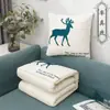 Suministro directo de fábrica edredón almohada de doble propósito almohada edredón para oficina sofá almohada edredón de dibujos animados multifuncional