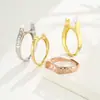 Anillo Cuadrado Simple Versátil Anillo tipo Silla Anillo Ajustable para Hombres y Mujeres DIY Accesorio de Montura para Anillo Chapado en Oro de 18K