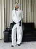 Nuevo Estilo de Verano del Louvre Moda Retro Americana de Moda Jeans de Cintura Alta Lavados Desgastados con Bigotes Pantalones Largos Sueltos de Pierna Ancha para Mujer