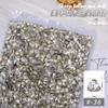 Joyería para Uñas Diamante Transparente Corazón de Melocotón Explosivo Cristal de Cristal Blanco Joyería Manicura Lote Completo Punta de Mariposa Diamante