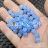 Lápis Lazúli Azul Abóbora Contas Jade Joias Soltas Quartizito Azul Jade Melão da Fortuna Contas Redondas Pulseira Colar Acessórios de Joias Contas