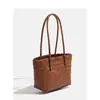Bolso Nuevo de Paja Tejida de Verano, Estilo Vacacional, Moderno, Sencillo, de Nicho, Retro, Bolso de Mano Versátil, Bolso de Hombro Tejido