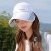 Novo Chapéu de Proteção Solar para Mulheres, Boné de Beisebol Anti-UV para Viagem, Aba Larga, Chapéu de Sol Ajustável