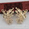Accesorios de Joyería Hecho a Mano DIY Cuerpo Principal Horquilla Broche Cobre Conservador de Color 56*44mm Estilo Antiguo Material Hecho a Mano B3455