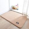 Alfombrilla de Baño de Color Sólido Gruesa Absorbente de Agua Imitación Cachemira Alfombrilla al por Mayor Transfronteriza Alfombrilla de Suelo Antideslizante Especial para Baño