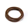 Cordón de cera coreano de 3.0 mm, cuerda de cera de poliéster con patrón de serpiente multicolor, material de tejido hecho a mano para pulseras y collares, resistente al desgaste